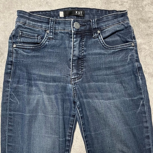 Kut From The Kloth Connie Fab‎ Ab Ankle Skinny Blue Jeans - Size 00 - Picture 2 of 16